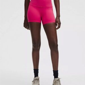 lululemon athletica Hot Pink Bike Shorts